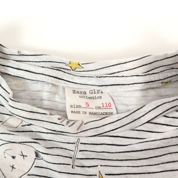 ZARA long sleeve tee, girl’s size 5 - Picture 4 of 4